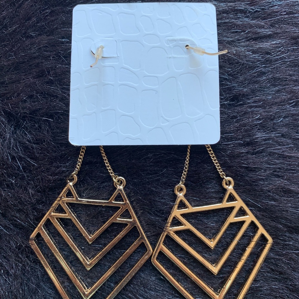 Gold earrings - Picture 3 of 5